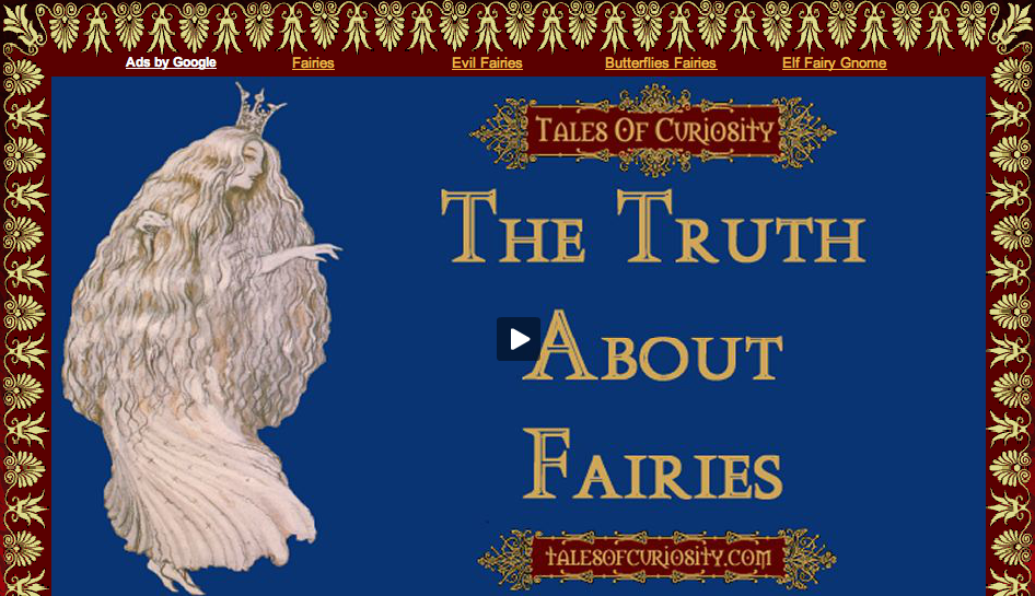 Museum of Mysteries » The Truth About Fairies…